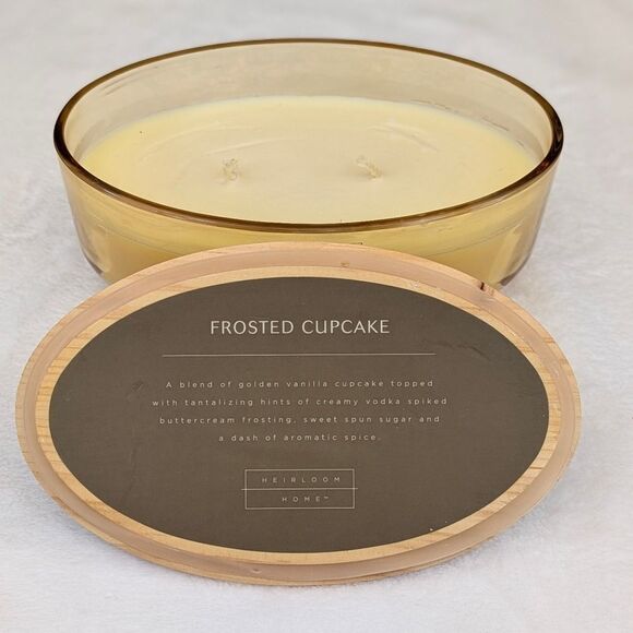Heirloom Home Frosted Cupcake Scented 2-Wick Candle - 16.5 oz - Picture 2 of 7